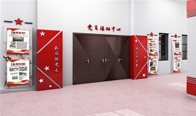 校园党员活动长廊